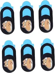OSALADI Cover Slide Privacy Cover for Laptop Webcam Abs Plastic 6pcs Cat Pattern Mini Size Random