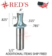 Tideway Carbide Ind. LC35995 CNC MDF Cabinet Door Edge 1/2" shank router bit