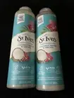 (2) St. Ives Coconut Water & Orchid Plant-Based Natural Body Wash Soap 22 fl oz