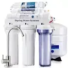 6 Stage Under Sink Drinking Water Reverse Osmosis RO Filter System w/ DI 75GPD