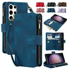 Zipper Card Wallet Case For Samsung A73 A72 A54 A53 A52 A51 A35 A34 A15 A14 A13