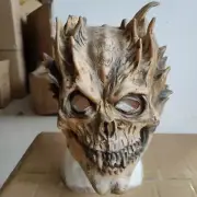 Halloween Scary Latex Helmet Adult Skeleton Mask Full Head Demon Skull Masks