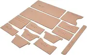 Wallet Pattern Template Set Transparent Acrylic Short Purse Template for Leather Craft