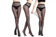 Fishnet Pantyhose Tights Patterned Stockings Waist High