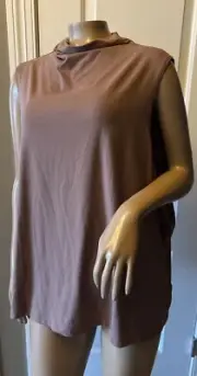 ATHLETA Women’s Top Camisole Outbound II Tank Sleeveless Size 3X Brown NWT