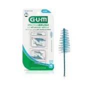 GUM Proxabrush Go-Betweens Refills - Wide - Compatible 16 Count (Pack of 1)