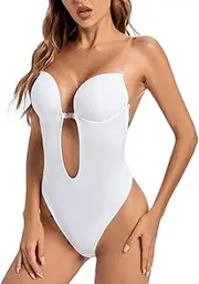 Sexy Bodysuit Women Bra Backless Body Shapewear Thongs Shapers Push Up Corset Lingerie for Wedding Party