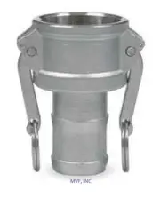 3/4" Type C Camlock Female Coupler x Hose Barb Aluminum Hose Fitting C075IAL