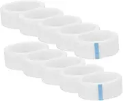 ARTSEWPLY 10Rolls Non Woven Fabric Lash Extensions Tape for Eyelash Extension Gentle Makeup Tape for Salons and Daily Use Wide for Creating Dramatic Lash Looks