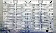 Aluminum fishing soft bait mold - 1.5" x 20 cavities crappie bait mold