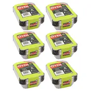 90pc Lemon & Lime 22cm Heavy Duty Oven/BBQ Food Disposable Foil Container w/ Lid