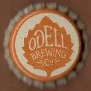 USA Plastic Lined Beer Crown Bottle Cap: Odell Brewing (orange)