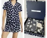 NEW Gingerlilly Size L (14) Women’s Geo Spot Pyjamas Lounge Set In Gift Box