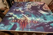 LARGE VINYL DIABLO III WALL TAPESTRY, BACK DROP