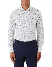 [Dom Bagnato] Marcell Tailored Fit Shirt in Multi Colors