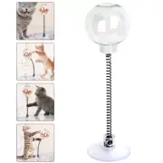 cat track toy Interactive Cat Toy Pet Food Dispenser Cat Teaser Toy Cat Spring
