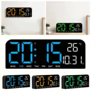 10 in Digital Clock Large LED Table Desk Clock for Bedroom with Calendar Date