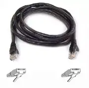 Belkin A3L980-10-BLK-S Cbl, Cat6, UTP, RJ45M/M, 10', BLK, Patch, Snagless NEW