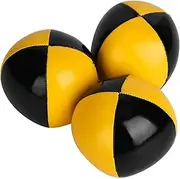 MTSDM Juggling Balls, 3 Packs Juggling Balls Set for Beginners, Quality Mini Juggling Balls Soft Easy, Mirror Four-Sided Stretch PU Leather + EPS Fine Particles for Attention Training Beginner