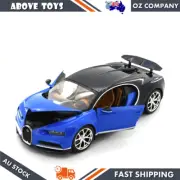 Licensed precision diecast car 2017 Bugatti Chiron - Blue scale 1:18 model toy