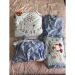 麗嬰房 DISNEY 嬰兒床床罩、床單、小枕頭、棉被（共4樣）