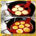 Silicone DIY Egg Pancake Maker Multi-Function Egg Ring Mold Kitchen Cooking Tool