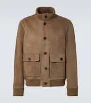 [Frame] Frame Suede bomber jacket AU 87 brown