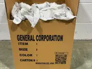 White Terry Wiping Rags & Multi-purpose Cleaning Painter Towels 25 LBS / Box