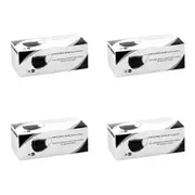 200pc Elastic Ear Loop Disposable Protective Face Mask/Mouth Cover 3-Ply Black