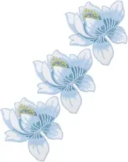 Operitacx 1 Set Delicate Embroidered Flower Patches for Clothing DIY Applique Decorations Garment Repair and Reinforcement Durable and Colorfast
