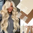 150G Thick Invisible Russian Remy Hair Tape in Human Hair Extensions Skin Weft