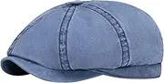 [JIAHG] Unisex Beret Newsboy Hat Vintage Octagonal Sun Visor Bucket Cap Classic French Cabbie Peaky Golf Driver Cap