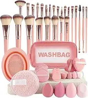 Travel Makeup Brushes, Professional Brush Collection, Portable Travel Make Up Brushes, Professional Makeup Tool Set - Soft Bristles, Multifunctional Beauty & Personal Care Supplies With Bag For Women