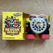 Rescue Heroes 3-D View-Master Binoculars Gift Set + 3 Reels - 2000s Mint Rare