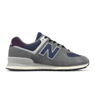 New Balance 休閒鞋 574 男鞋 女鞋 灰 藍 復古 麂皮 Cordura 拼接 運動鞋 NB 紐巴倫 U574KGN-D