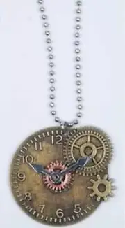 STEAMPUNK TIME WHEEL NECKLACE