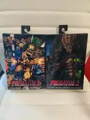 NECA ULTIMATE BOAR/BATTLE DAMAGED PREDATOR Action Figure Predator 2 NEW SET (2)
