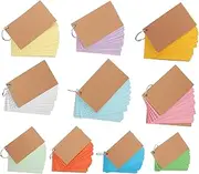 jojofuny Enhance Learning with 10pcs Notes Lined Study Flashcards Versatile for Students Work Meetings