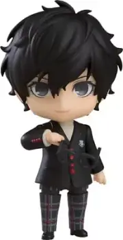 New Nendoroid Persona 5 Royal P5R Protagonist: School Uniform Ver.PVC From Japan