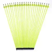 24pcs 30 Inches Bow Shaft Carbon Arrow Replaceable Tips for Recurve Bow Hunting