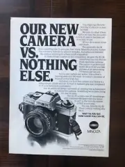 1981 vintage original print ad Minolta XG-M Automatic Camera