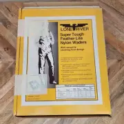 Lone River Nylon Waders Mens Large Super Tough Feather-Lite Model 639 Vintage