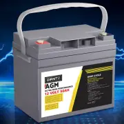 Deep Cycle Battery 12V 50Ah Box Portable Solar Caravan Camping