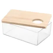 1PC Acrylic Sandbox Hamster Bath Container Hamster Sand Bath Container