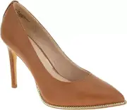 NIB $110 SIZE 7 BCBGeneration Women's Harlia Pointy Toe Pump COGNAC