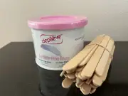 Depileve Intimate Extra Film Wax 14 oz -No-strip wax for Brazilian /with Sticks