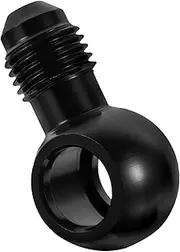 Banjo Hose End Fitting Quick Install High Strength Aluminum Barb Bolt for Car Brake System