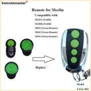 For Merlin M832 M842 M844 230T 430R Prolift Garage Door Remote Control 433Mhz Ro
