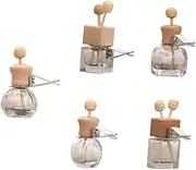 Cabilock 5Pcs Car Aroma Diffuser Bottle Essential Oil Perfume Diffuser with Clip for Car Home Office Unique Design for Refreshing Air Various Spaces