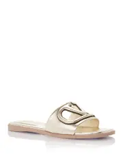 Valentino Garavani Women's Slip On Cutout Slide Sandals